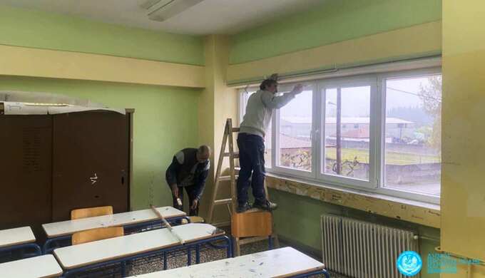 Φωτογραφία Σημαντικές παρεμβάσεις σε σχολικές μονάδες του Δήμου Νάουσας